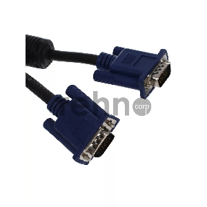 Кабель монитор-SVGA card (15M-15M) 3.0м 2 фильтра VCOM