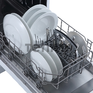 Отдельностоящая посудомоечная машина Бирюса DWF-409/6 W, 45 см, 9 комплектов, белая