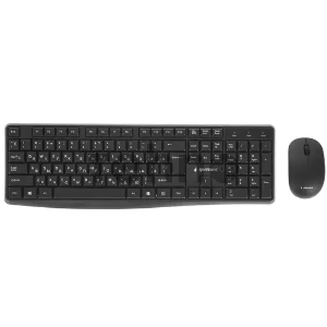 Комплект клавиатура+мышь беспроводные Gembird KBS-9300, 2.4ГГц, 1000 DPI