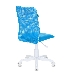 Кресло детское Бюрократ KD-9/WH/TW-55 голубой TW-31 TW-55 сетка/ткань (пластик белый), фото 3