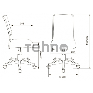 Кресло детское Бюрократ KD-9/WH/TW-55 голубой TW-31 TW-55 сетка/ткань (пластик белый)