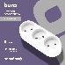 Сетевой разветвитель Buro BU-PS3-W (3 розетки) белый (пакет ПЭ), фото 1