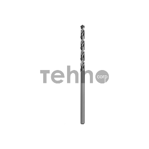 Сверло по металлу KRAFTOOL HSS-G 1.5 х43мм, сталь М2(S6-5-2)