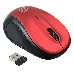 Мышь Oklick 665MW черный/красный оптическая (1000dpi) беспроводная USB (3but), фото 1