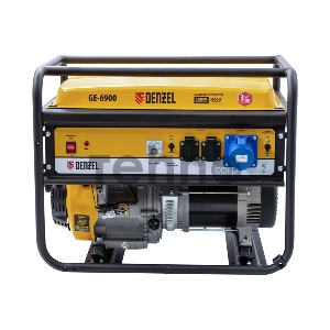 Генератор DENZEL GE 6900  бензиновый 5.5кВт 220в/50гц 25л ручной старт