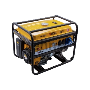 Генератор DENZEL GE 6900  бензиновый 5.5кВт 220в/50гц 25л ручной старт