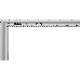 Угольник ЗУБР ЭКСПЕРТ 400 мм жесткий столярный с усиленным алюминиевым полотном, фото 1