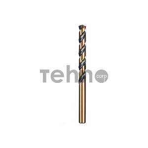 Сверло по металлу KRAFTOOL COBALT 10.5 х133мм, HSS-Co(8%), сталь М42(S2-10-1-8)
