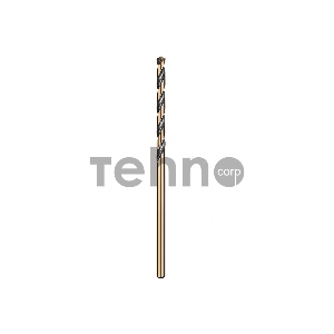 Сверло по металлу KRAFTOOL COBALT 1.5 х43мм, HSS-Co(8%), сталь М42(S2-10-1-8)