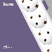 Сетевой фильтр Buro 600SH-16-1.8-W 1.8м (6 розеток) белый (коробка), фото 2