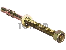 Анкер клиновой, М12 x 150 мм, 10 шт, желтопассивированный, ЗУБР