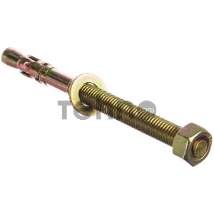 Анкер клиновой, М12 x 150 мм, 10 шт, желтопассивированный, ЗУБР