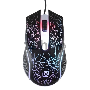 Мышь Oklick 395M черный оптическая (1500dpi) USB (2but)