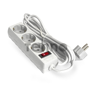 Сетевой фильтр ExeGate EX221178RUS SP-3-1.8W (3 розетки, 1.8м, евровилка, белый)