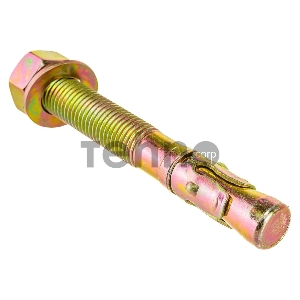 Анкер клиновой, М20 х 160 мм, 6 шт, желтопассивированный, ЗУБР