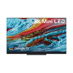 Телевизор ЖК 75 TCL, 8K Mini LED, Google TV (Android 10), Wi-Fi, Voice, PQI 4700, HDR10+, 120Гц, 2.1 CH ONKYO 2х15Вт + 30Вт, 4 HDMI, 1 USB, BLACK