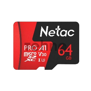 Флеш карта MicroSD card Netac P500 Extreme Pro 64GB, retail version w/o SD adapter Флеш карта MicroSD card Netac P500 Extreme Pro 64GB, retail version w/o SD adapter