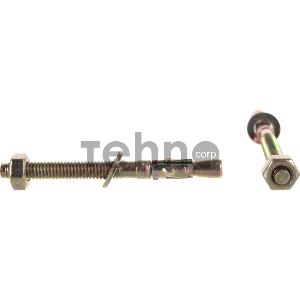 Анкер клиновой, М6 x 65 мм, 100 шт, желтопассивированный, ЗУБР