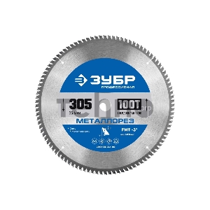 Диск ЗУБР Металлорез 305х25.4мм 100Т, диск пильный по металлу и металлопрофилю