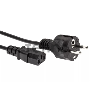 Кабель компьютер - розетка 3m 220V (Европейский стандарт) VCOM/TELECOM