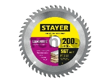 Диск пильный по ламинату, аккуратный рез STAYER LAMINATE 200 x 32/30мм 56T
