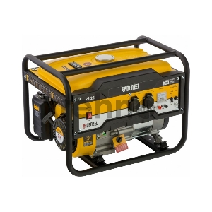 Генератор бензиновый PS-28, 2,8 кВт, 230В, 15л, ручной стартер// Denzel