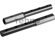 Набор 2 шт ЗУБР УД-2, HEX 23 - круг 30мм, удлинитель