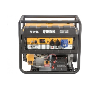 Генератор бензиновый DENZEL PS 90 EA, 9,0 кВт, 230В, 25л 946934