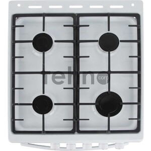 Комбинированная плита De Luxe 506040.01гэ(кр) белый