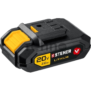 Аккумуляторная батарея STEHER 20В, Li-Ion, 2 Ач, тип V1. V1-20-2