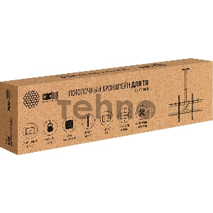Кронштейн для телевизора Cactus CS-CP04-R черный 37