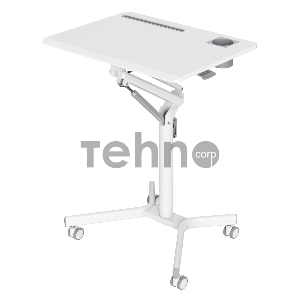 Стол для ноутбука Cactus VM-FDS101B столешница МДФ белый 70x52x107см (CS-FDS101WWT)