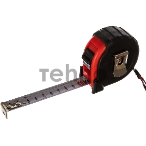 Рулетка ЗУБР МАСТЕР 5м / 19мм с ударостойким обрезиненным корпусом