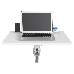 Стол для ноутбука Cactus VM-FDS101B столешница МДФ белый 70x52x107см (CS-FDS101WWT), фото 3