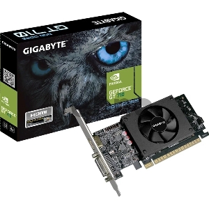 Видеокарта Gigabyte PCI-E GV-N710D5-2GL nVidia GeForce GT 710 2048Mb 64bit GDDR5 954/5010 DVIx1/HDMIx1/HDCP Ret low profile Видеокарта Gigabyte PCI-E GV-N710D5-2GL nVidia GeForce GT 710 2048Mb 64bit GDDR5 954/5010 DVIx1/HDMIx1/HDCP Ret low profile