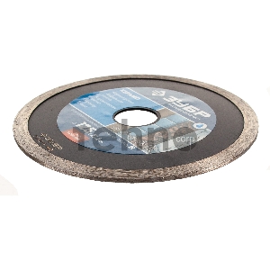 Диск алмазный отрезной сплошной ЗУБР Профессионал КЕРАМО-22 125 мм, по керамограниту, мрамору, плитке