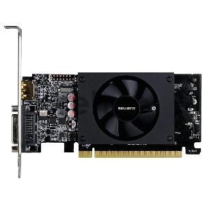 Видеокарта Gigabyte PCI-E GV-N710D5-2GL nVidia GeForce GT 710 2048Mb 64bit GDDR5 954/5010 DVIx1/HDMIx1/HDCP Ret low profile