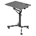 Стол для ноутбука Cactus VM-FDS101B столешница МДФ черный 70x52x105см (CS-FDS101BBK), фото 1
