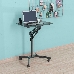 Стол для ноутбука Cactus VM-FDS101B столешница МДФ черный 70x52x105см (CS-FDS101BBK), фото 3