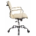 Кресло руководителя Бюрократ CH-993-Low/Ivory низкая спинка слоновая кость искусственная кожа крестовина хромированная, фото 2