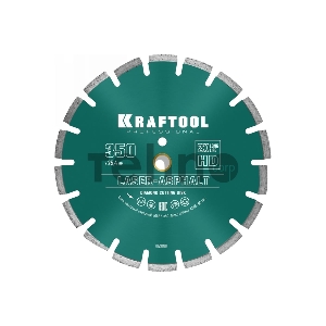 Диск алмазный отрезной KRAFTOOL LASER-ASPHALT 350 мм, по асфальту