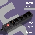 Сетевой фильтр Buro 500SH-1.8-B 1.8м (5 розеток) черный (коробка), фото 1