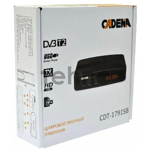 Цифровой телевизионный DVB-T2 ресивер CADENA CDT-1791SB