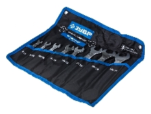 Набор рожковых гаечных ключей 8 шт, 6 - 24 мм, ЗУБР