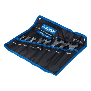Набор рожковых гаечных ключей 8 шт, 6 - 24 мм, ЗУБР