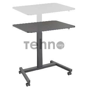 Стол для ноутбука Cactus VM-FDS102 столешница МДФ черный 80x60x121см (CS-FDS102BBK)