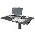 Стол для ноутбука Cactus VM-FDS102 столешница МДФ черный 80x60x121см (CS-FDS102BBK), фото 4
