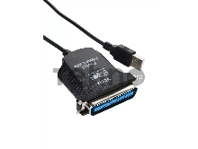 Кабель AM/LPT 1.8м VCOM Кабель-адаптер USB -> LPT (прямое подключение к LPT порту принтера), VUS7052