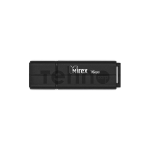 Флеш Диск 16GB Mirex Line, USB 2.0, Черный