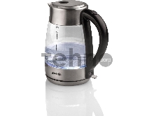 Чайник электрический Gorenje K17GE 1.7л. 2150Вт черный (корпус: стекло)